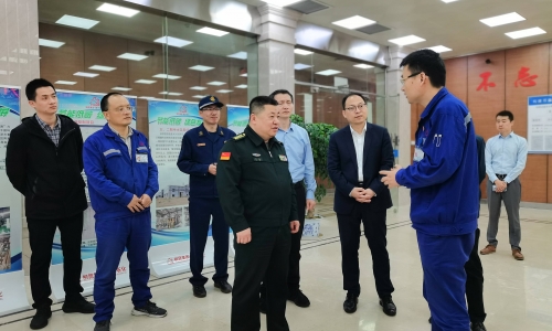 嘉興市委常委、軍分區(qū)政委于昕蒞臨桐昆嘉興石化節(jié)前檢查