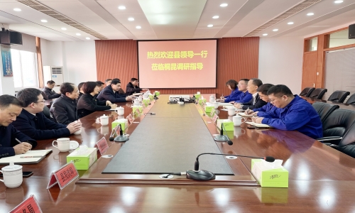 長興縣委書記石一婷率縣四套班子領(lǐng)導(dǎo)蒞臨恒騰調(diào)研指導(dǎo)