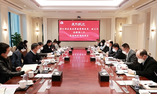 浙江省發(fā)改委黨組成員、副主任張曙明一行蒞臨桐昆調(diào)研指導(dǎo)