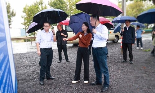 嘉興市委常委、常務(wù)副市長顏海榮蒞臨桐昆項目地調(diào)研